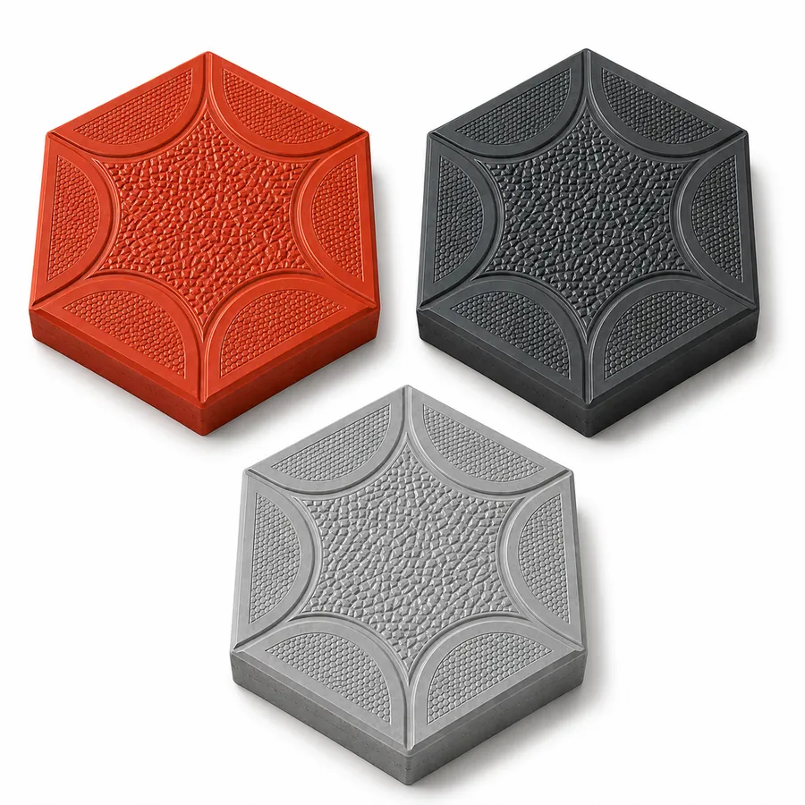 Hexagon Shaped Paver — HEXAGON SHAPED PAVER
